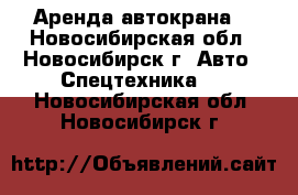 Аренда автокрана. - Новосибирская обл., Новосибирск г. Авто » Спецтехника   . Новосибирская обл.,Новосибирск г.